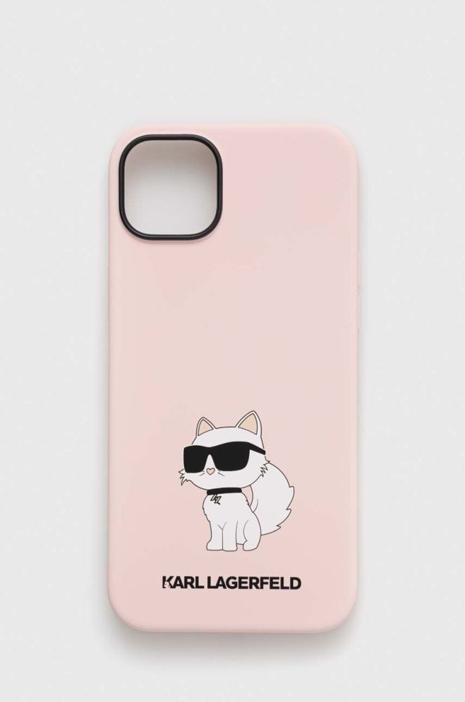 Чохол на телефон Karl Lagerfeld iPhone 14 Plus 6,7" колір рожевий