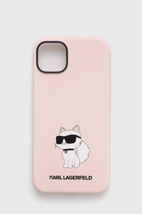 Чохол на телефон Karl Lagerfeld iPhone 14 Plus 6,7" колір рожевий Чохол на телефон Karl Lagerfeld iPhone 14 Plus 6,7" колір рожевий