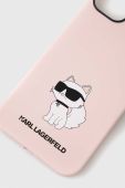 Чохол на телефон Karl Lagerfeld iPhone 14 Plus 6,7" колір рожевий Чохол на телефон Karl Lagerfeld iPhone 14 Plus 6,7" колір рожевий