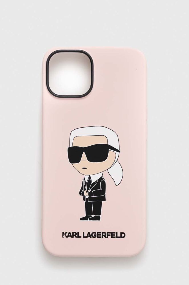 Чохол на телефон Karl Lagerfeld iPhone 14 6,1" колір рожевий (3149438)