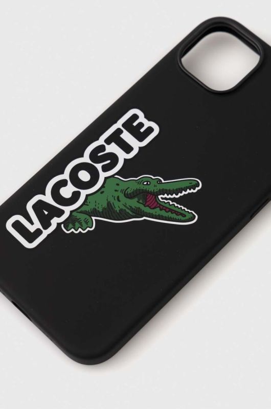 Чохол на телефон Lacoste iPhone 14 Plus 6,7" колір чорний фото 2
