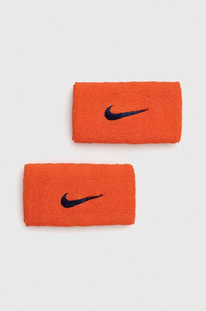 Напульсники Nike 2-pack колір помаранчевий