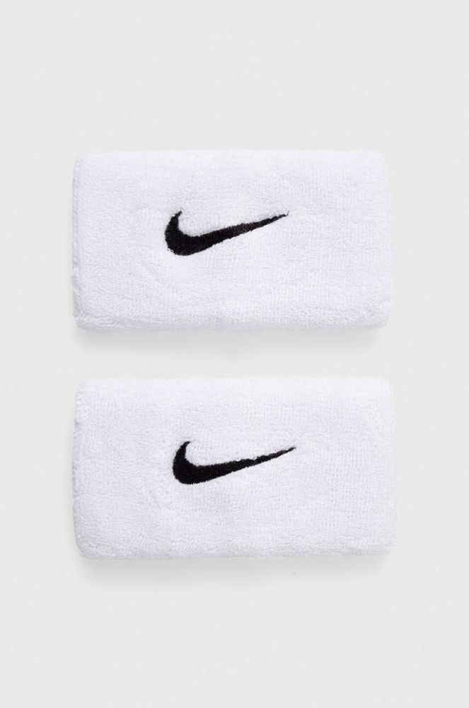 Напульсники Nike 2-pack колір білий (3229449)