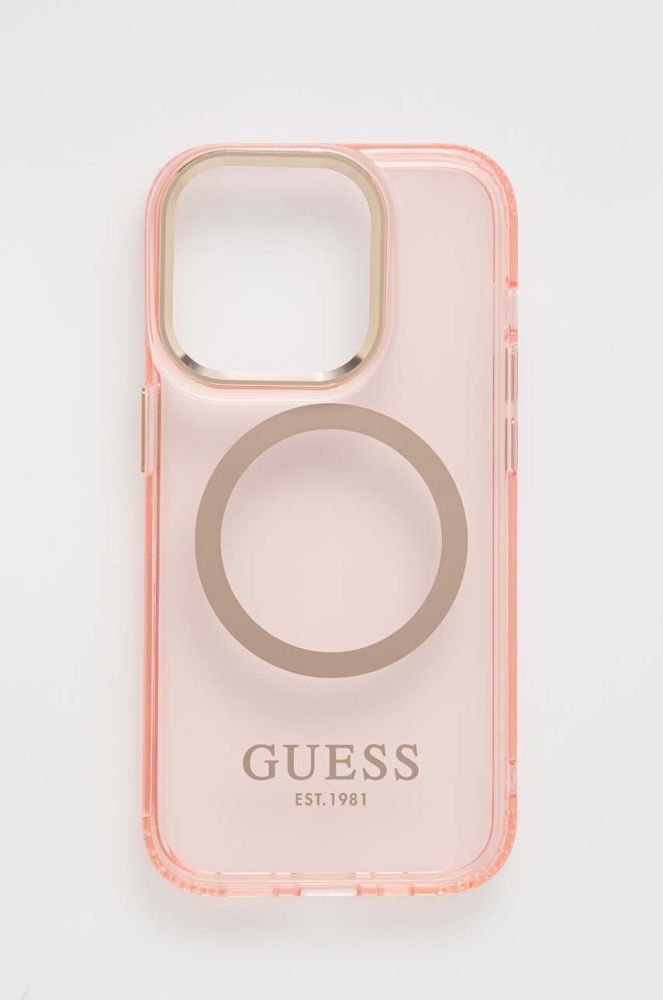 Чохол на телефон Guess iPhone 14 Pro 6,1" колір рожевий (3259523)