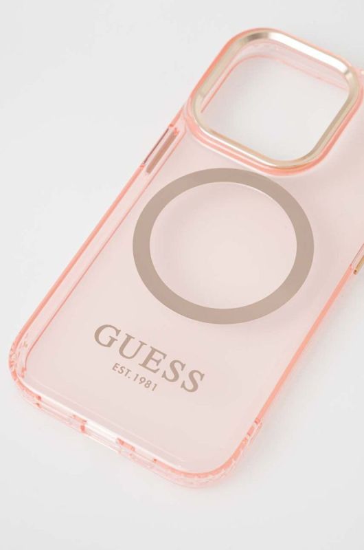 Чехол на телефон Guess iPhone 14 Pro 6,1" цвет розовый (3259523) фото 2