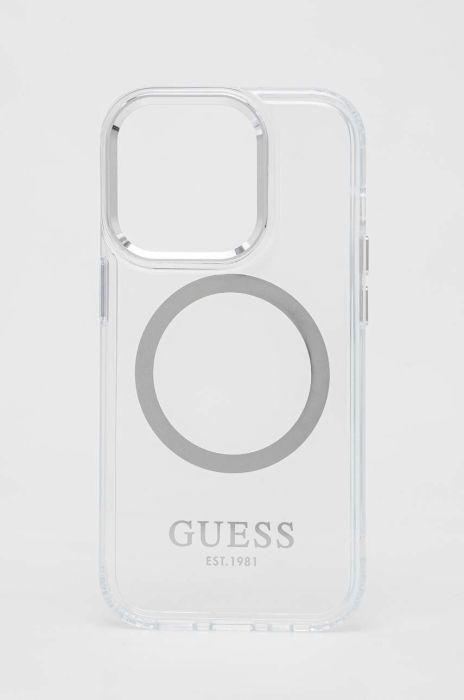 Чохол на телефон Guess iPhone 14 Pro 6,1" колір срібний