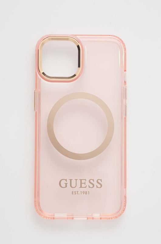 Чехол на телефон Guess iPhone 14 6,1" цвет розовый (3259451)