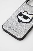 Чохол на телефон Karl Lagerfeld iPhone 14 Plus 6,7" колір срібний (3259029)