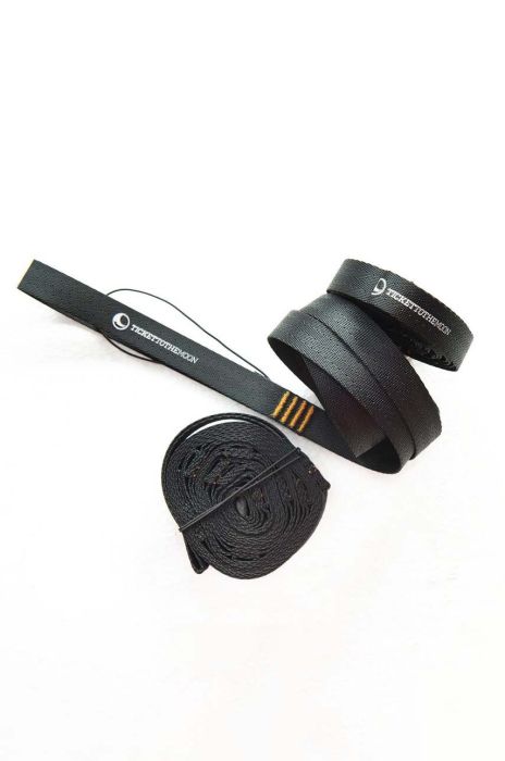 Ремені для кріплення гамака Ticket to The Moon Moon Straps 2-pack колір чорний