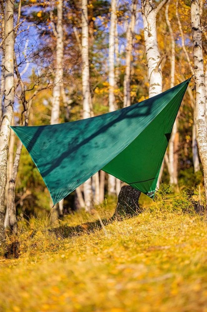 Навіс для гамака Ticket to The Moon Lightest Tarp колір зелений фото 4