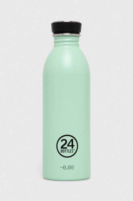 Пляшка 24bottles URBAN.BOTTLE.500.AQUA.G-AQUA.GREEN колір зелений