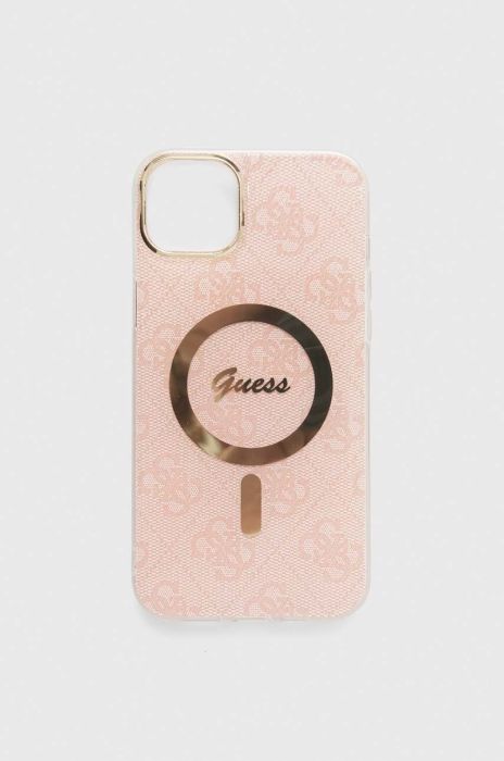 Чохол на телефон Guess iPhone 14 Plus 6.7" колір рожевий (3290125)