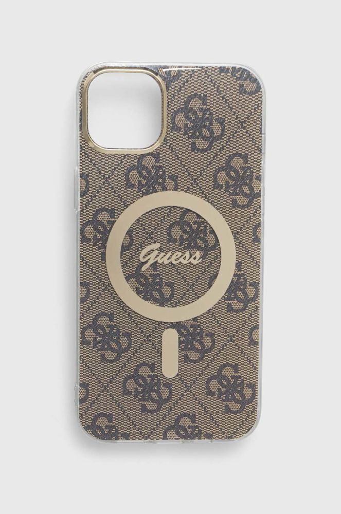 Чохол на телефон Guess iPhone 14 Plus 6.7" колір бежевий (3289698)