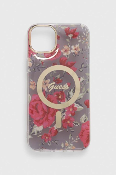Чохол на телефон Guess iPhone 14 Plus 6.7" колір зелений Чохол на телефон Guess iPhone 14 Plus 6.7" колір зелений