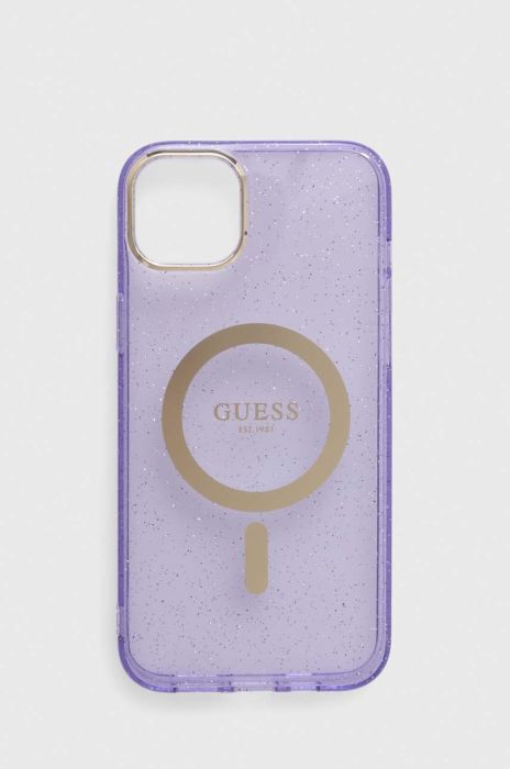Чохол на телефон Guess iPhone 14 Plus 6.7" колір фіолетовий (3289465) Чохол на телефон Guess iPhone 14 Plus 6.7" колір фіолетовий (3289465)