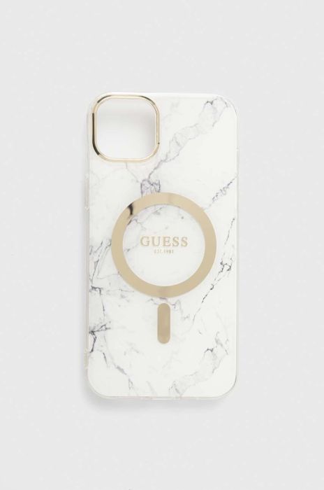 Чохол на телефон Guess iPhone 14 Plus 6.7" колір білий Чохол на телефон Guess iPhone 14 Plus 6.7" колір білий
