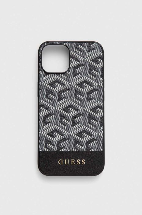 Чохол на телефон Guess iPhone 14 6.1" колір чорний (3289495) Чохол на телефон Guess iPhone 14 6.1" колір чорний (3289495)