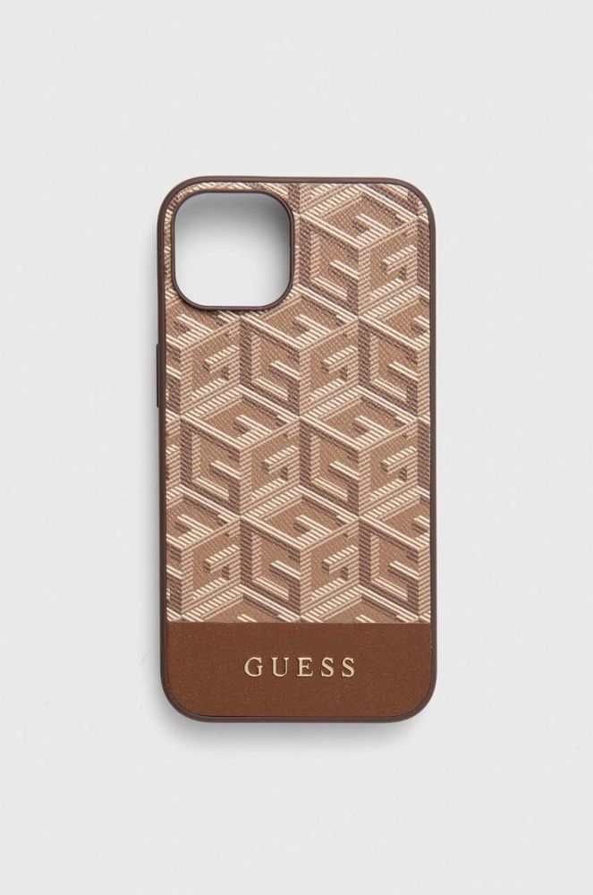 Чохол на телефон Guess iPhone 14 6.1" колір коричневий