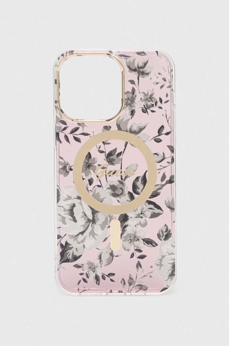 Чохол на телефон Guess iPhone 14 Pro Max 6.7" колір рожевий (3289707) Чохол на телефон Guess iPhone 14 Pro Max 6.7" колір рожевий (3289707)