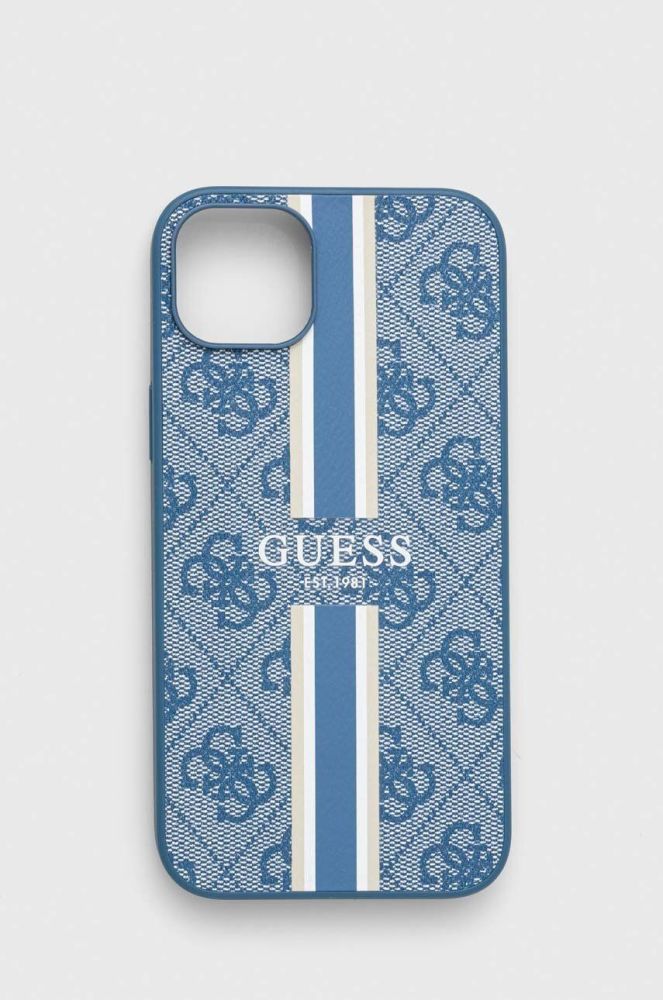 Чохол на телефон Guess iPhone 14 Plus 6,7" колір блакитний