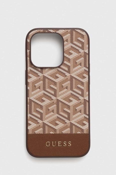 Чохол на телефон Guess iPhone 14 Pro 6.1" колір коричневий (3352945) Чохол на телефон Guess iPhone 14 Pro 6.1" колір коричневий (3352945)