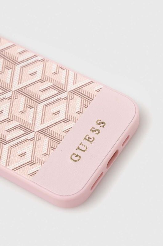 Чехол на телефон Guess iPhone 14 6,1" цвет розовый (3352539) фото 2