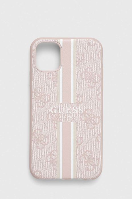 Чохол на телефон Guess iPhone 11 / Xr колір рожевий (3352738) Чохол на телефон Guess iPhone 11 / Xr колір рожевий (3352738)