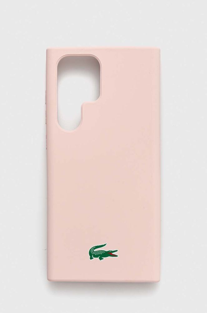 Чохол на телефон Lacoste Galaxy S23 Ultra S918 колір рожевий