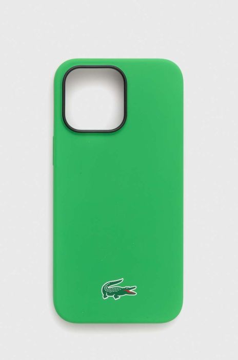 Чохол на телефон Lacoste iPhone 14 Pro Max 6,7" колір зелений (3353027) Чохол на телефон Lacoste iPhone 14 Pro Max 6,7" колір зелений (3353027)