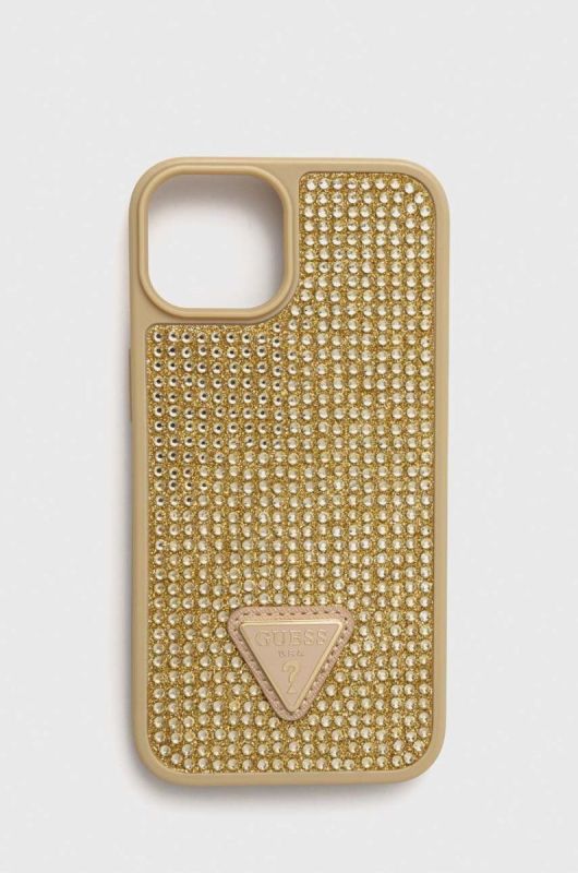 Чехол на телефон Guess iPhone 14 6,1" цвет золотой