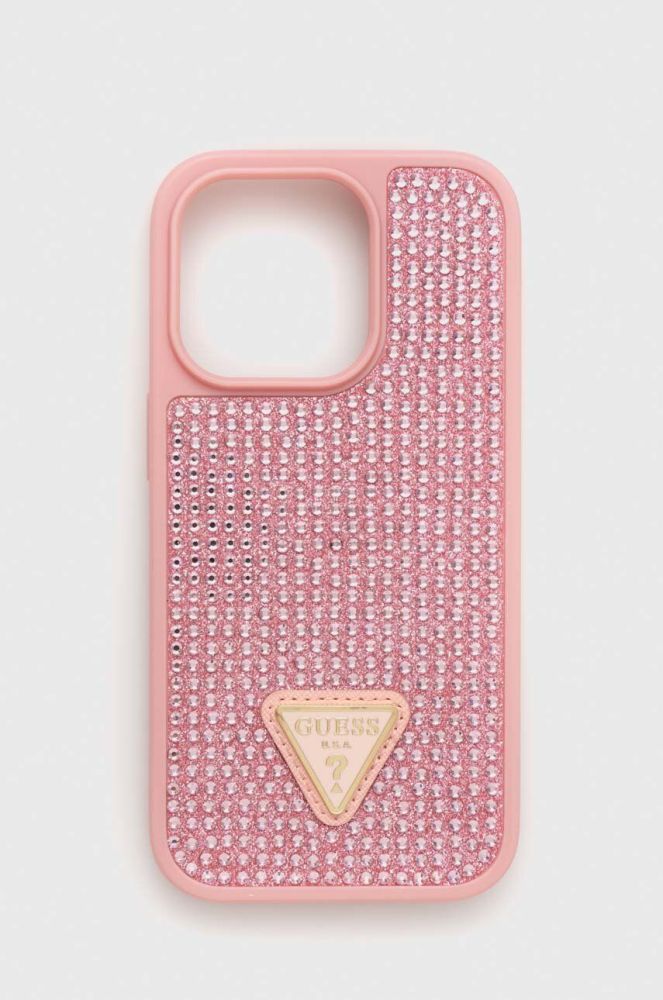 Чохол на телефон Guess iPhone 14 Pro 6,1" колір рожевий (3352550)