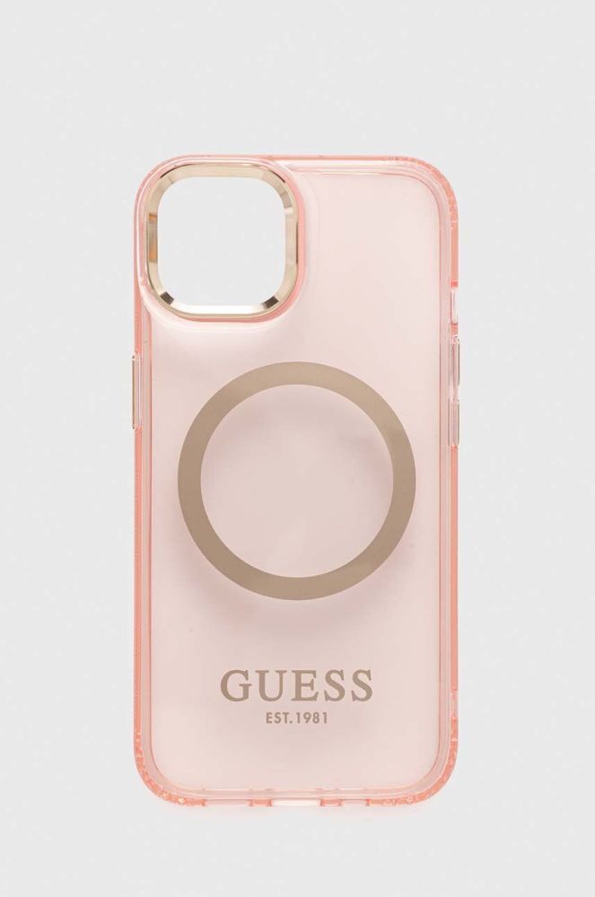Чохол на телефон Guess iPhone 13 6,1" колір рожевий