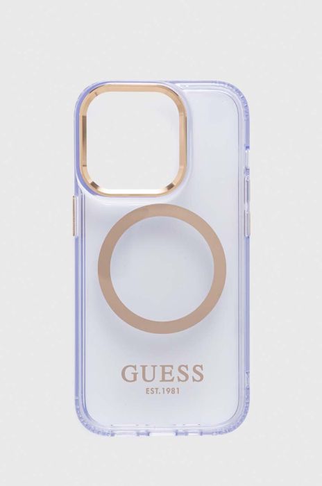 Чохол на телефон Guess iPhone 14 Pro 6,1" колір фіолетовий (3417875) Чохол на телефон Guess iPhone 14 Pro 6,1" колір фіолетовий (3417875)