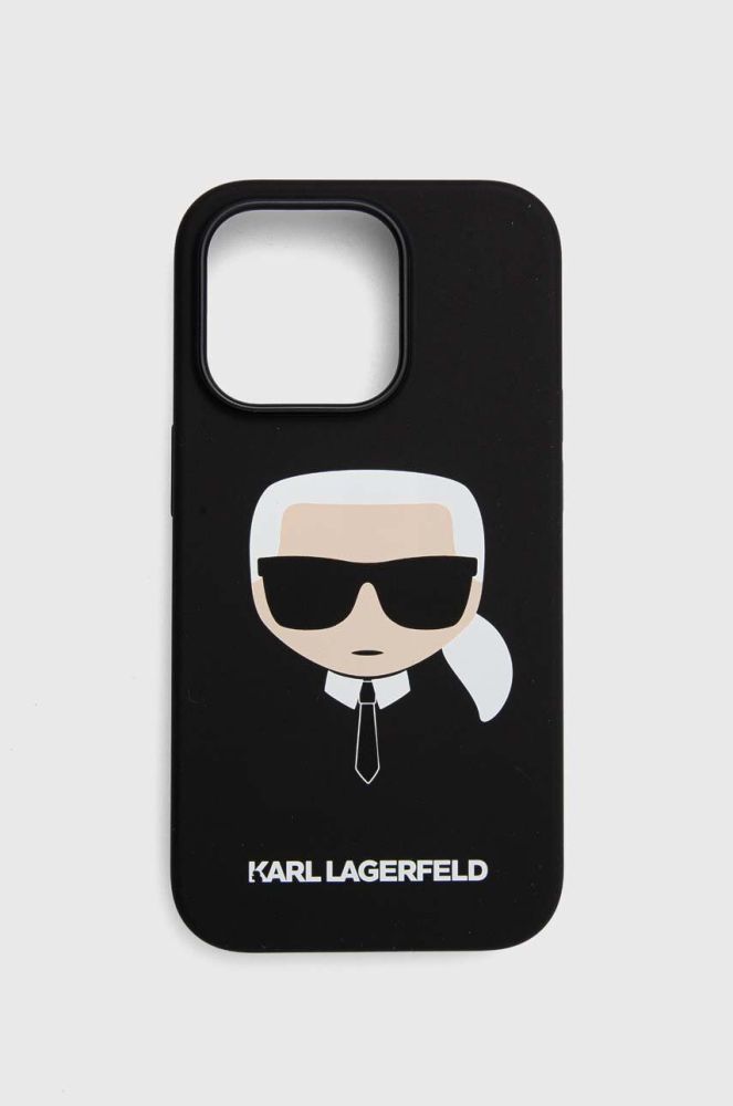 Чохол на телефон Karl Lagerfeld iPhone 14 Pro 6,1" колір чорний (3412849)