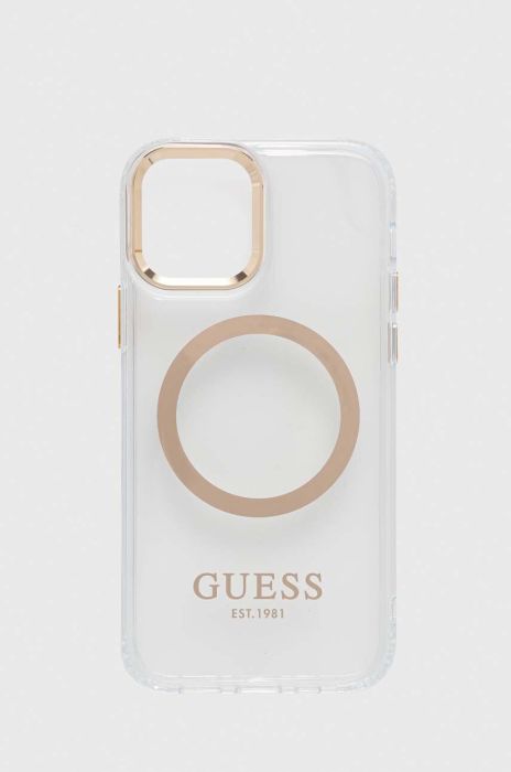 Чохол на телефон Guess iPhone 12/ 12 Pro 6,1" колір золотий