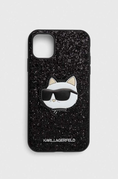 Чохол на телефон Karl Lagerfeld iPhone 11/ Xr колір чорний