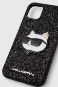 Чохол на телефон Karl Lagerfeld iPhone 11/ Xr колір чорний