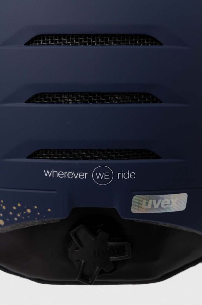 Гірськолижний шолом Uvex Wanted Visor WE колір синій фото 4