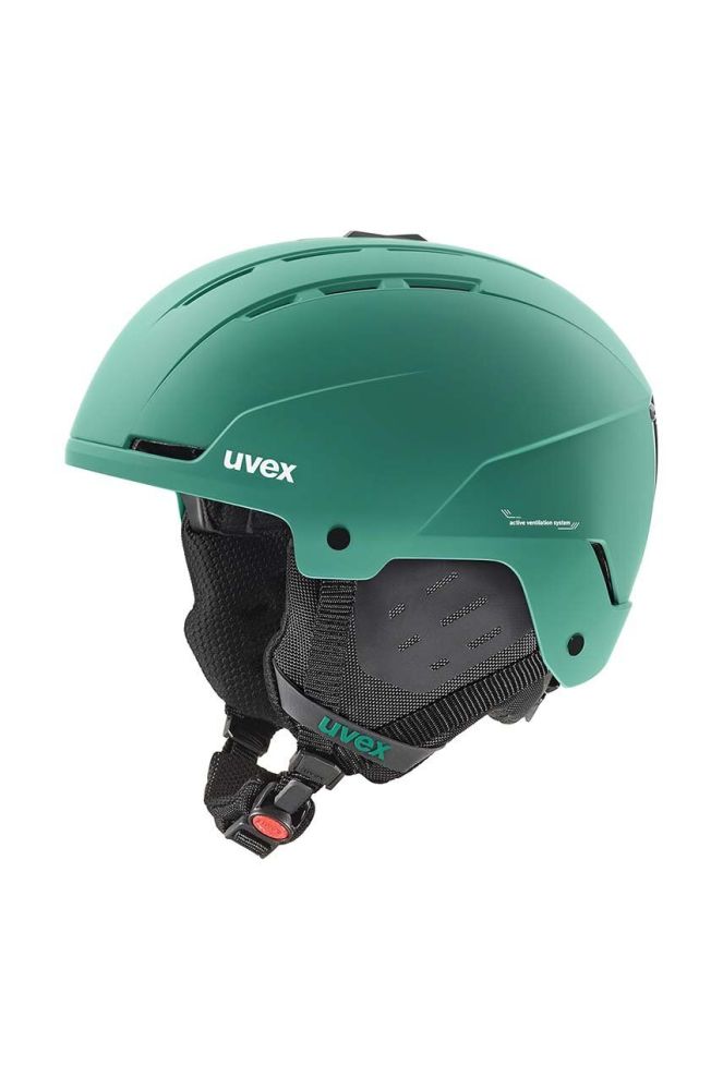 Гірськолижний шолом Uvex Stance колір зелений