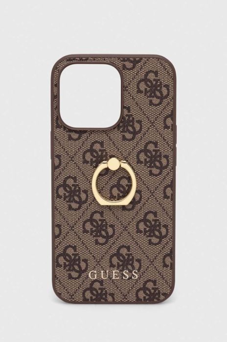 Чохол на телефон Guess iPhone 13 Pro / 13 6,1 колір коричневий Чохол на телефон Guess iPhone 13 Pro / 13 6,1 колір коричневий