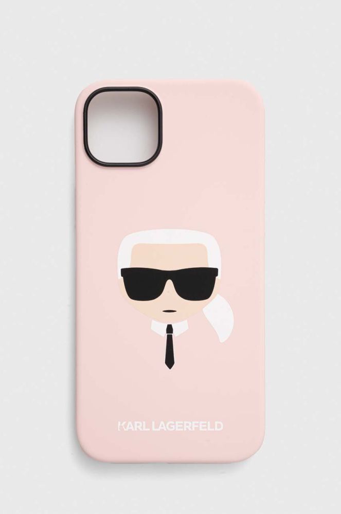 Чохол на телефон Karl Lagerfeld iPhone 14 Plus 6,7 колір рожевий (3502216)