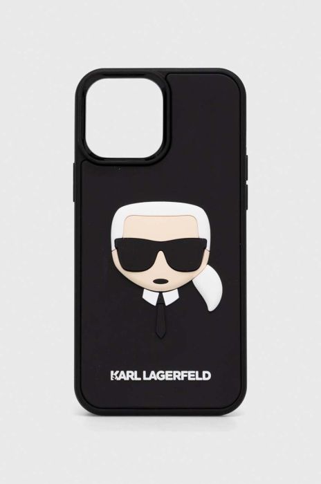 Чохол на телефон Karl Lagerfeld iPhone 13 Pro Max 6,7 колір чорний Чохол на телефон Karl Lagerfeld iPhone 13 Pro Max 6,7 колір чорний