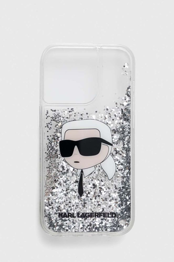 Чохол на телефон Karl Lagerfeld iPhone 14 Pro 6,1 колір срібний