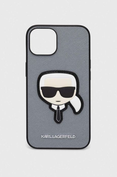 Чохол на телефон Karl Lagerfeld iPhone 14 6,1 колір срібний (3502847)