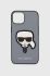 Чохол на телефон Karl Lagerfeld iPhone 14 6,1 колір срібний (3502847)