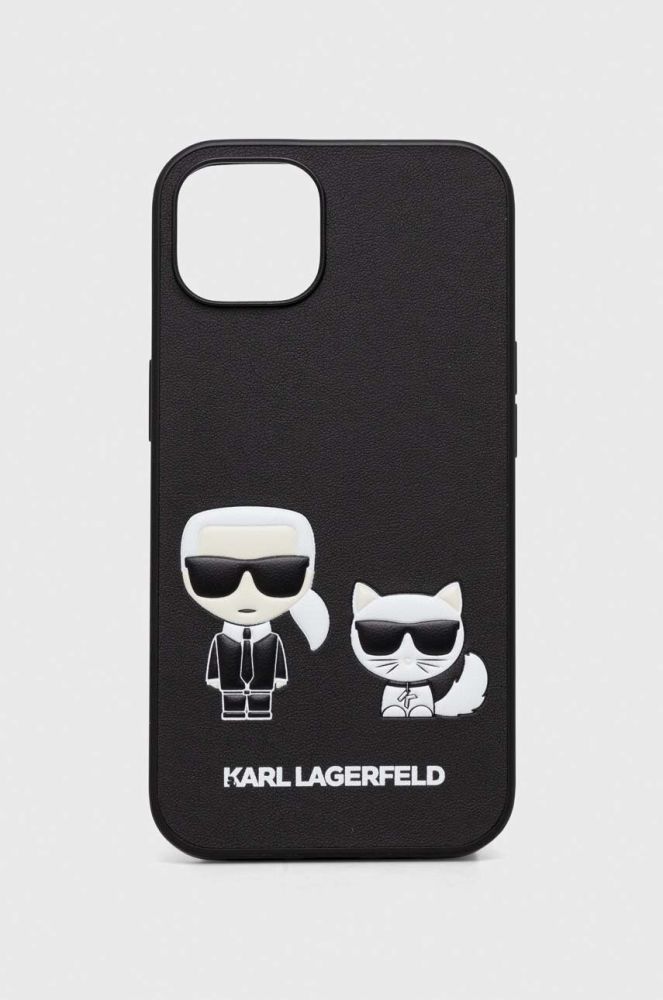 Чохол на телефон Karl Lagerfeld iPhone 13 6,1 колір чорний