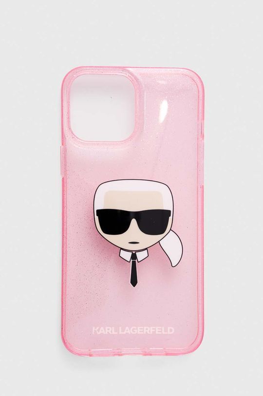 Чохол на телефон Karl Lagerfeld iPhone 13 Pro Max 6,7 колір рожевий