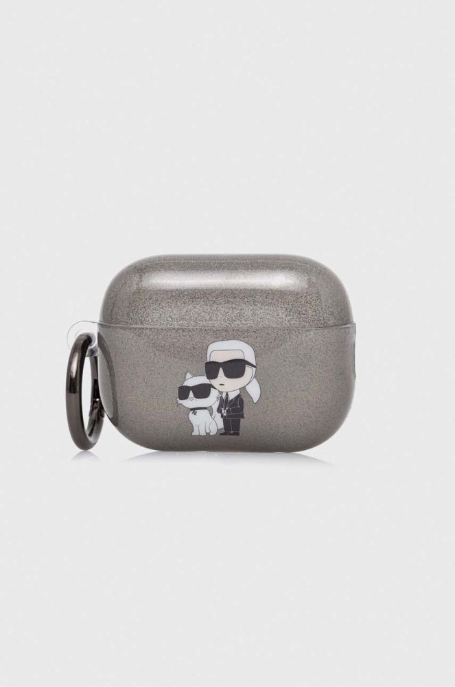 Чохол для airpods Karl Lagerfeld AirPods Pro 2 cover колір чорний