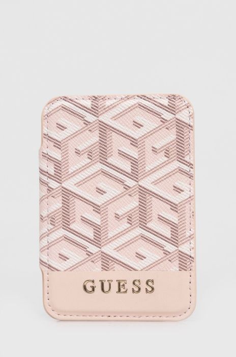 Чохол на банківські карти на магніті Guess колір рожевий (3553319) Чохол на банківські карти на магніті Guess колір рожевий (3553319)