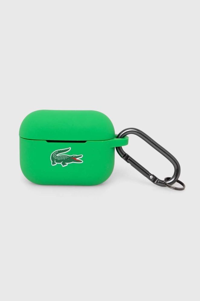 Чохол для airpods Lacoste Pro 2 колір зелений